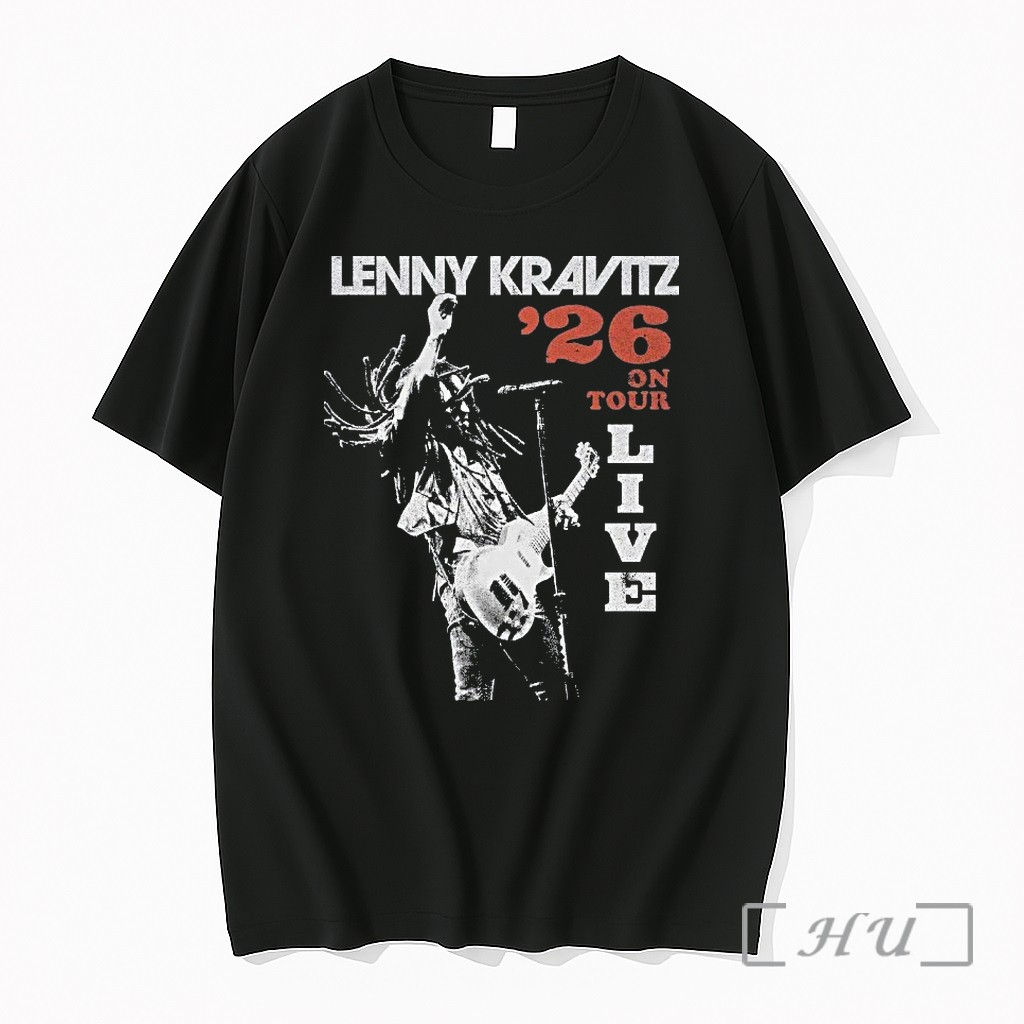Officials Lenny Kravitz 2026 On Tour Live Premium T Shirts Sweater Hoodie