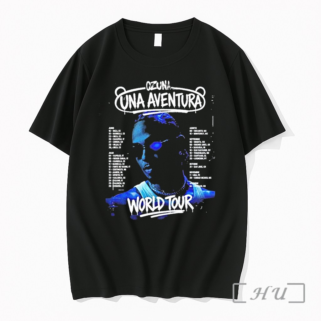 Officials Ozuna Una Aventura World Tour 2026 Dates Premium T Shirts Sweater Hoodie