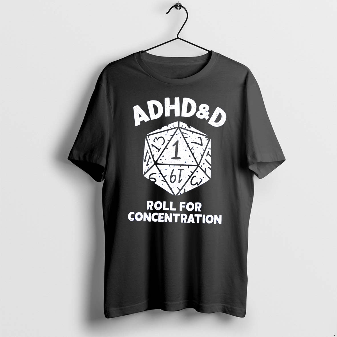 Original Adhd And D Roll For Concentration Vintage Tee Tshirts