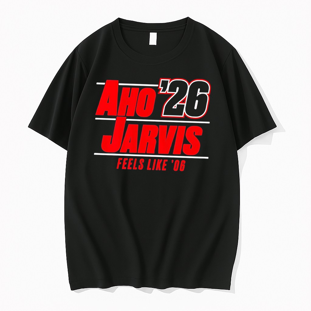 Original Aho Jarvis 26 Feels Like 06 Carolina Hurricanes Tee Tshirts