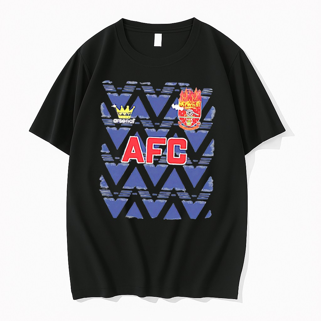 Original Arsenal Fc Logo And Distressed Afc Logo Tee Tshirts