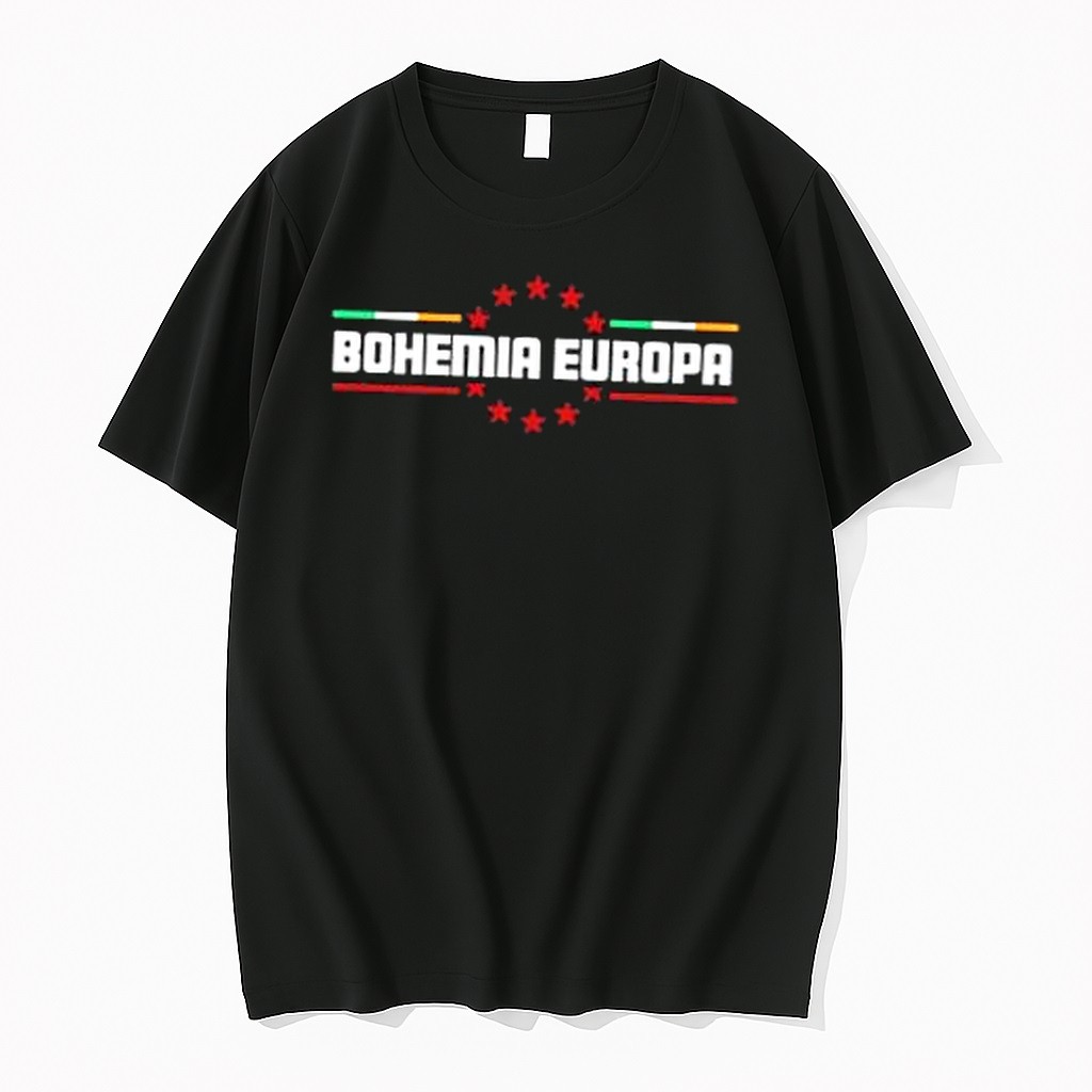 Original Bohemia Europa Flag Star Tshirts