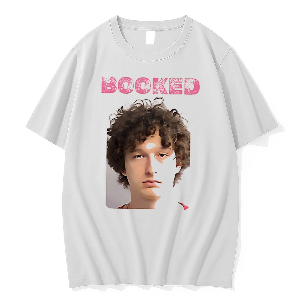 Original Booked Heston Mugshot Tee Tshirts