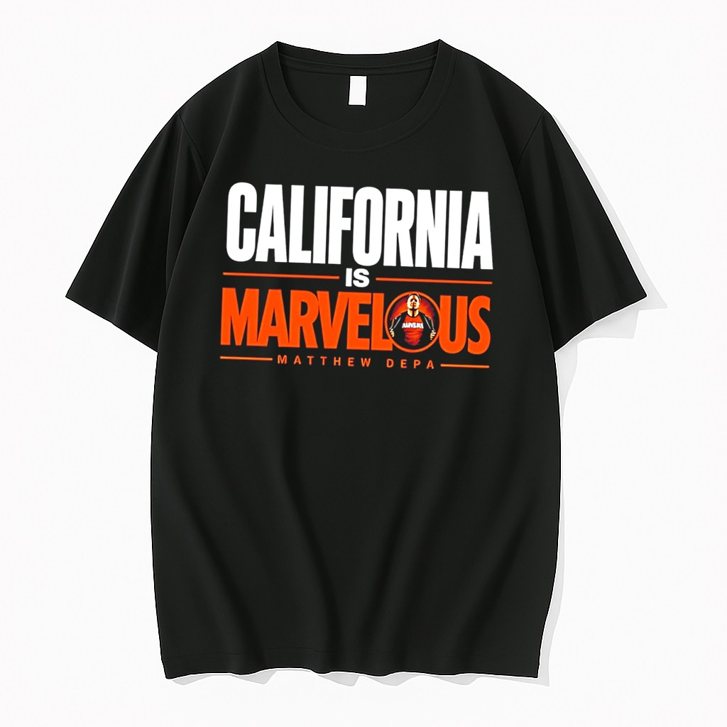 Original California Is Marvelous Matthew Depa Tee Tshirts
