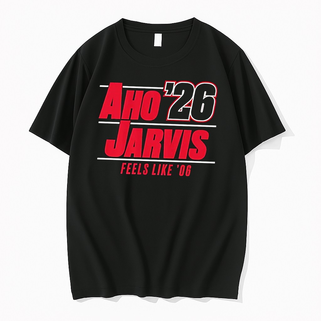 Original Carolina Hurricanes Aho 26 Jarvis Feels Like 06 Black Tshirts