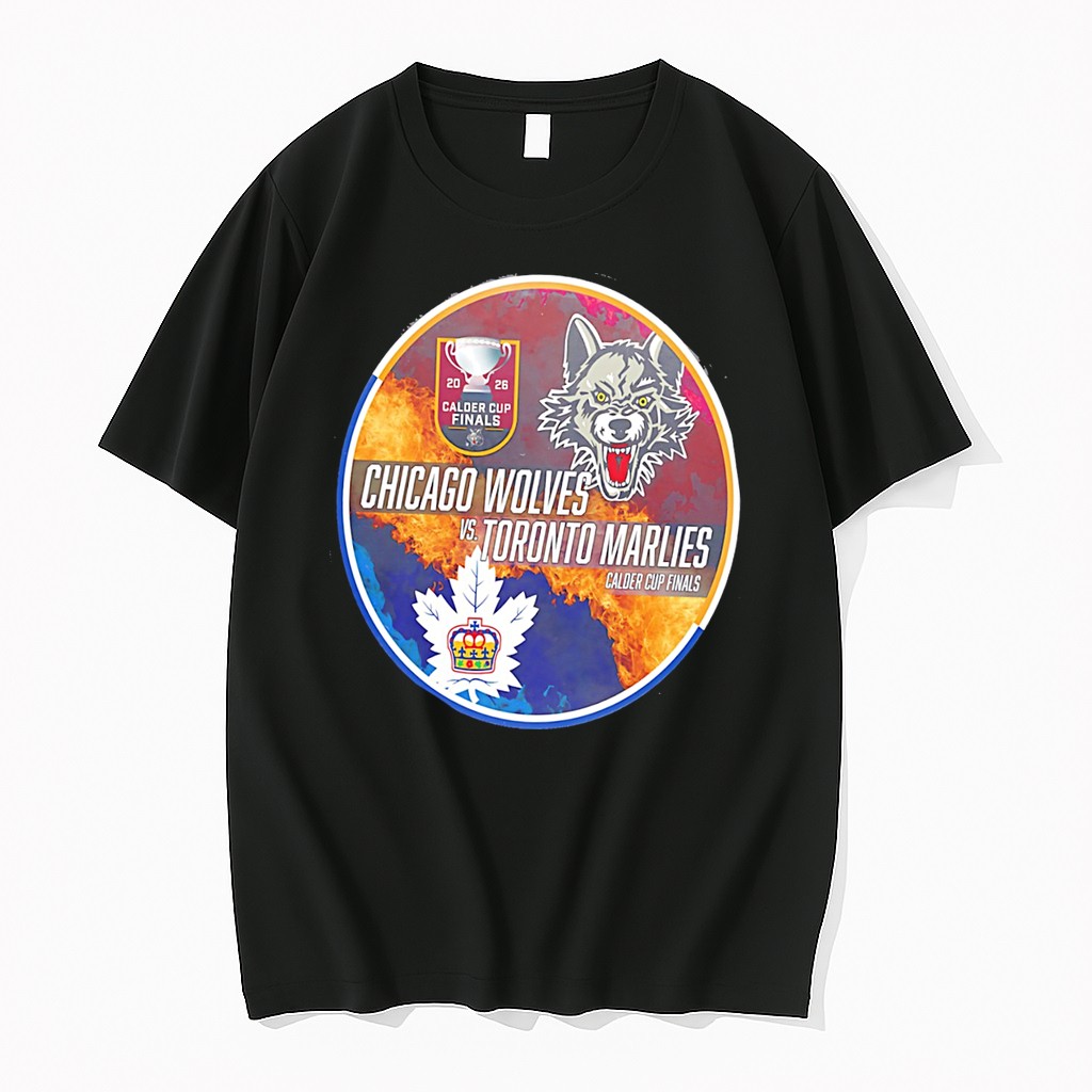Original Chicago Wolves Vs Toronto Marlies 2026 Calder Cup Finals Matchup Tee Tshirts
