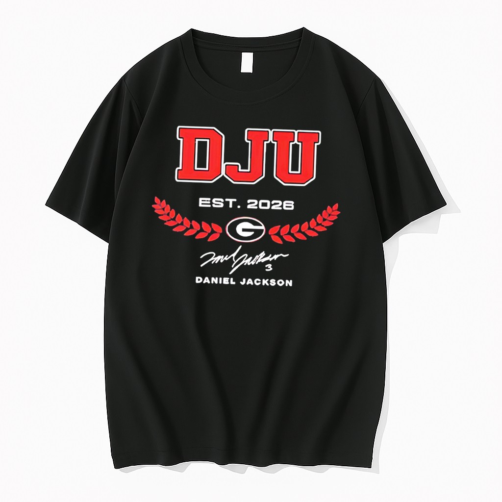 Original Dju Daniel Jackson Georgia Baseball Signature Tee Tshirts