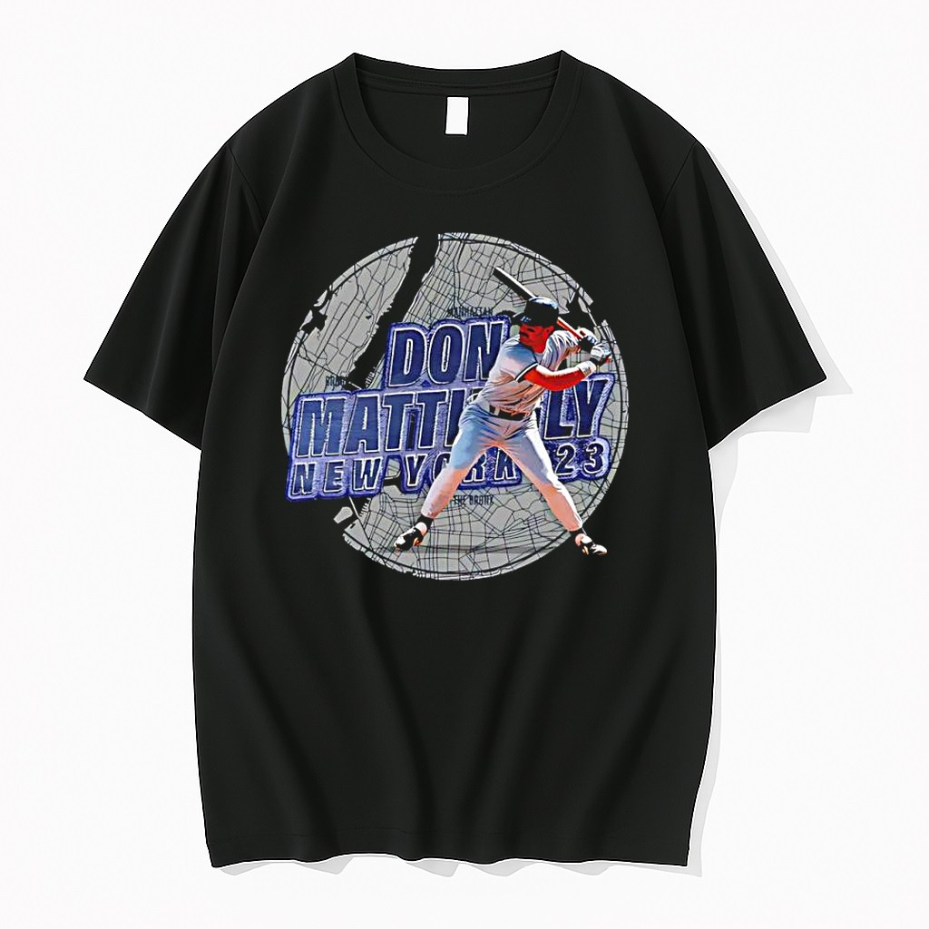 Original Don Mattingly New York Yankees Mlb 23 Slugger Swing Tshirts