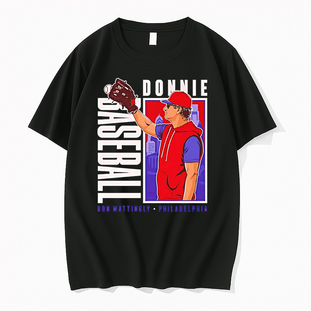 Original Don Mattingly Philadelphia Baseball Donnie Catch The Ball Tshirts