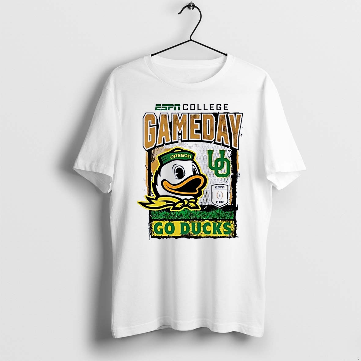 Original Espn College Gameday Oregon Ducks Go White Tshirts