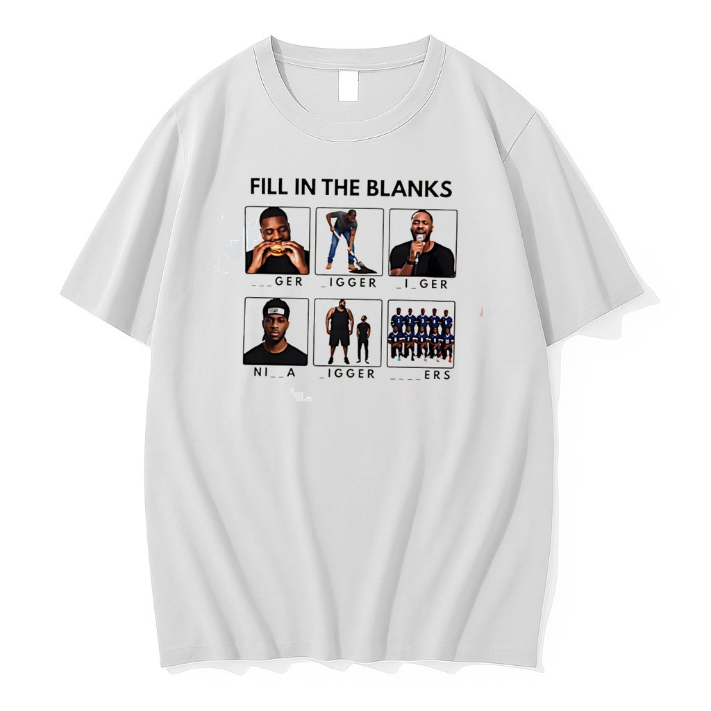 Original Fill In The Blanks Graphic Tee Tshirts