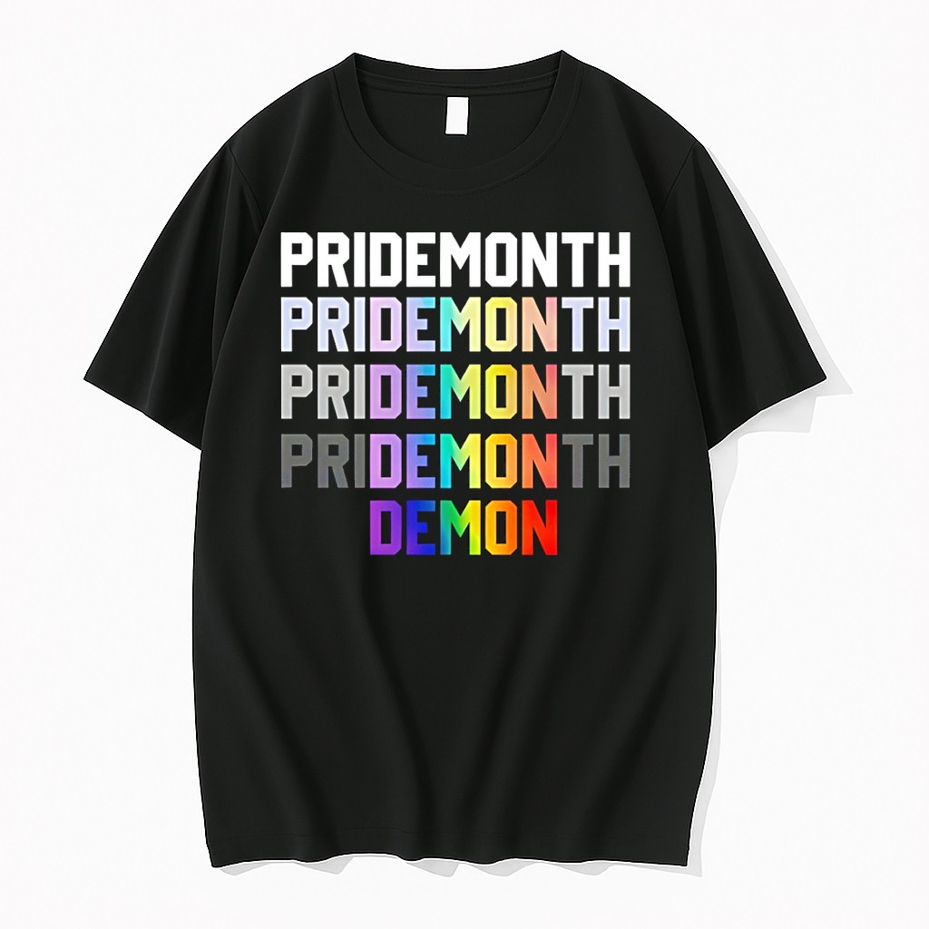 Original Gay Pride Month Demon Repeat Tshirts
