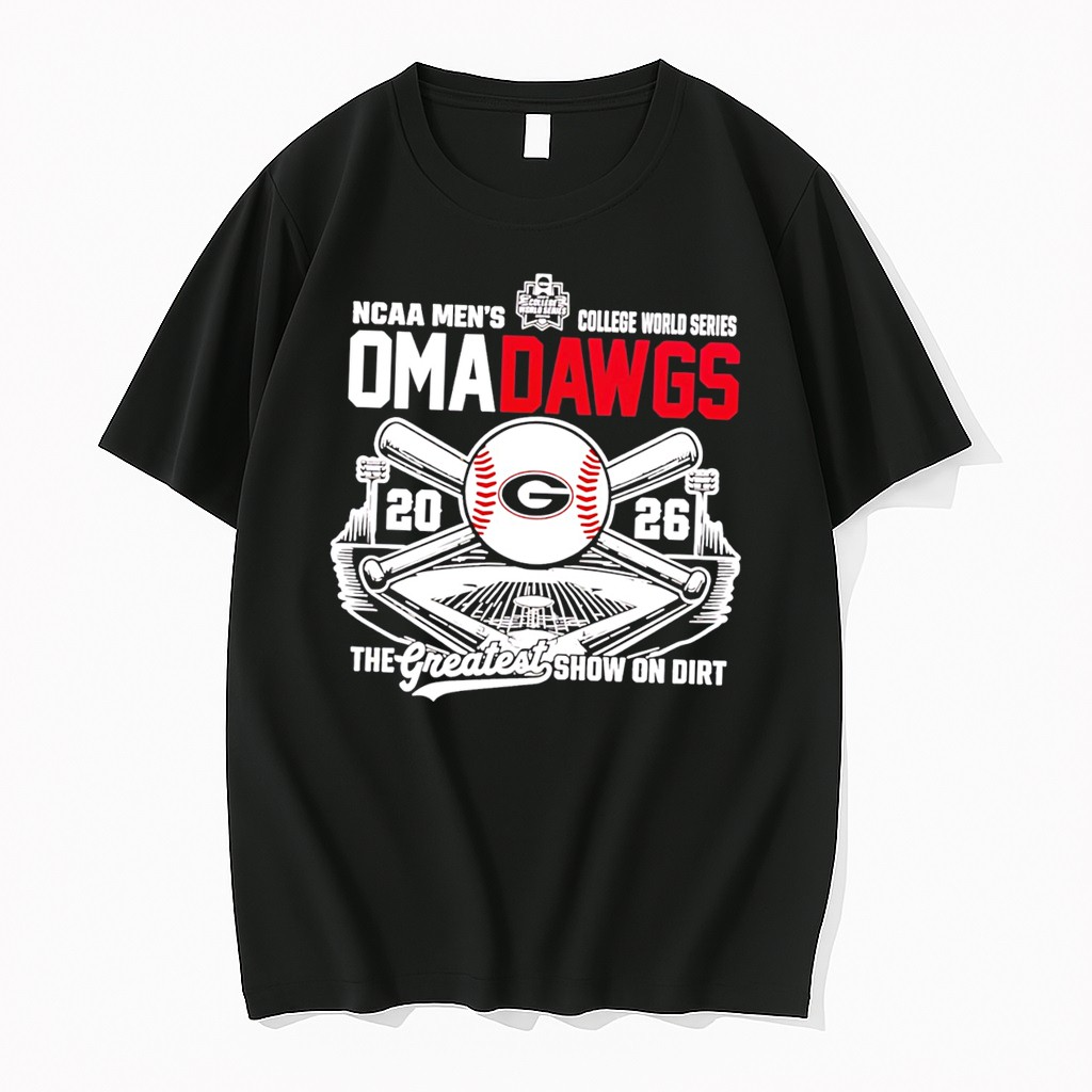 Original Georgia Bulldogs Omadawgs 2026 Ncaa Baseball Mens College World Series Tee Tshirts