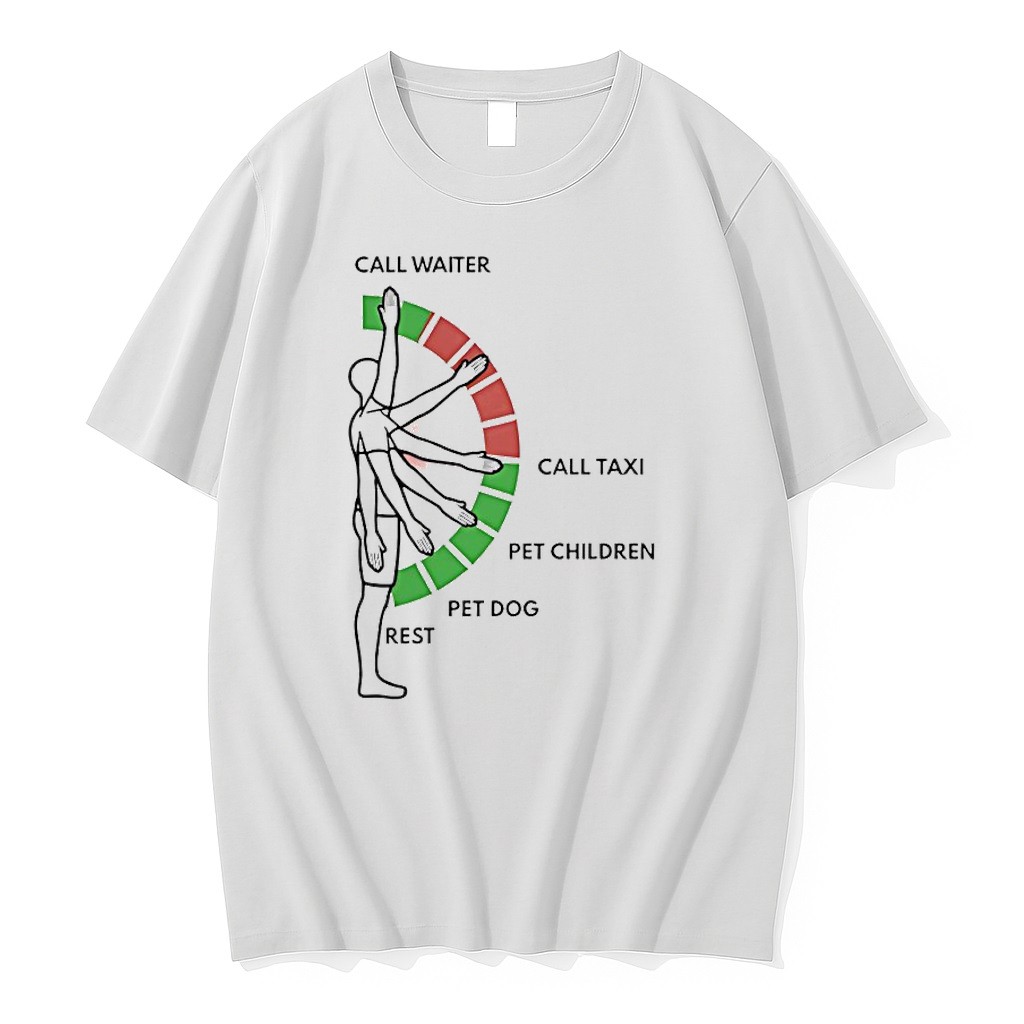 Original Hand Position Call Waiter Call Taxi Pet Children Pet Dog Rest Tshirts