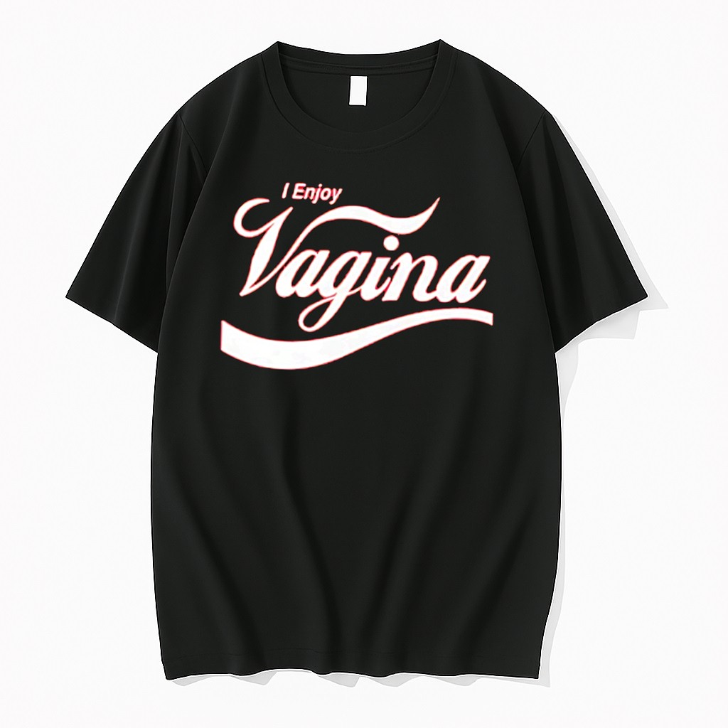 Original I Enjoy Vagina Coca Cola Parody Tee Tshirts