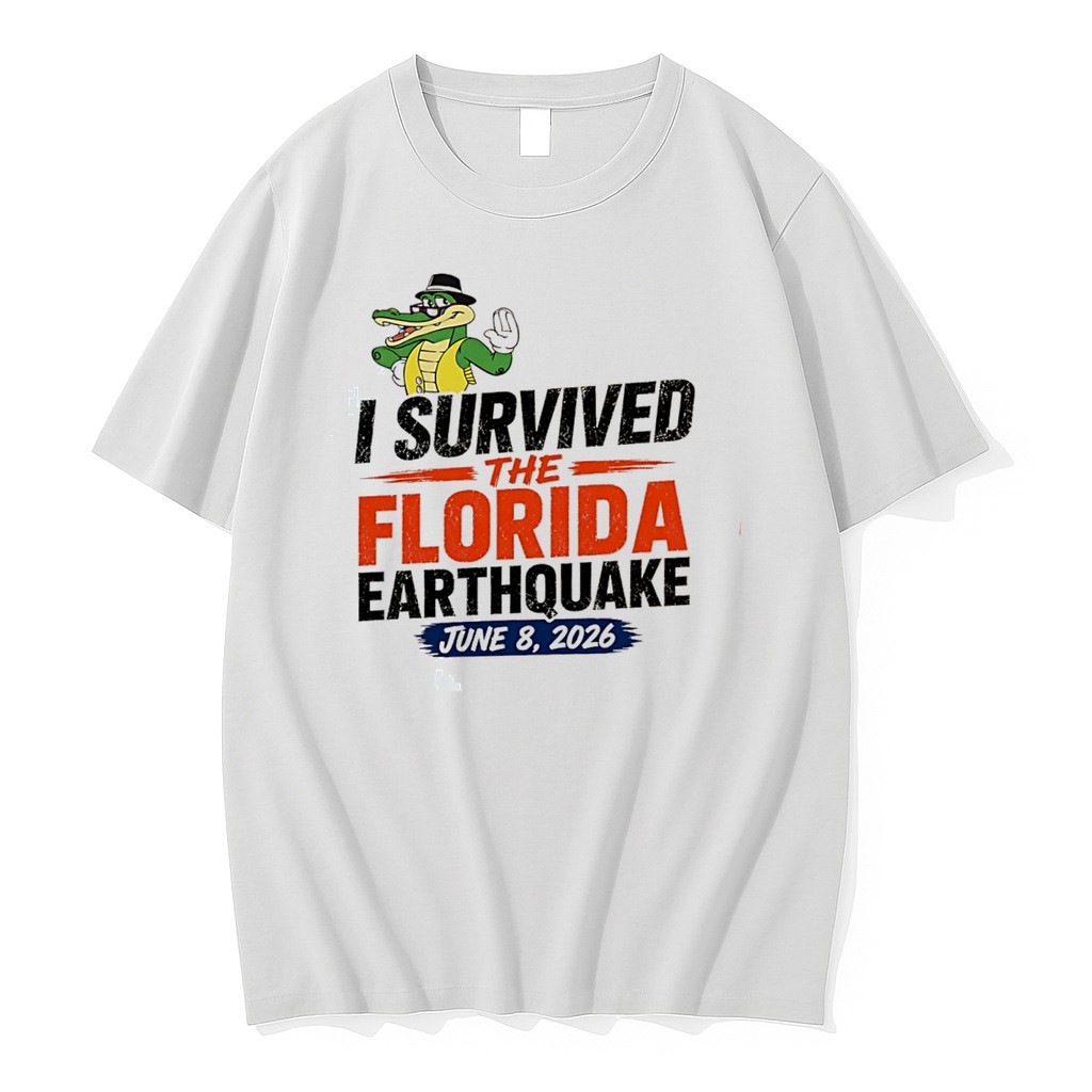 Original I Survived The Florida Earthquake June 8 2026 Tee Tshirts