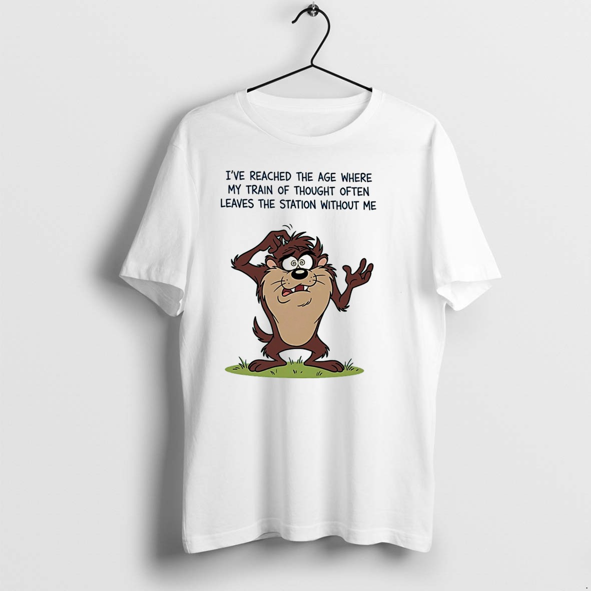 Original Ive Reached The Age Where My Train Of Thought Often Leaves The Station Tee Tshirts