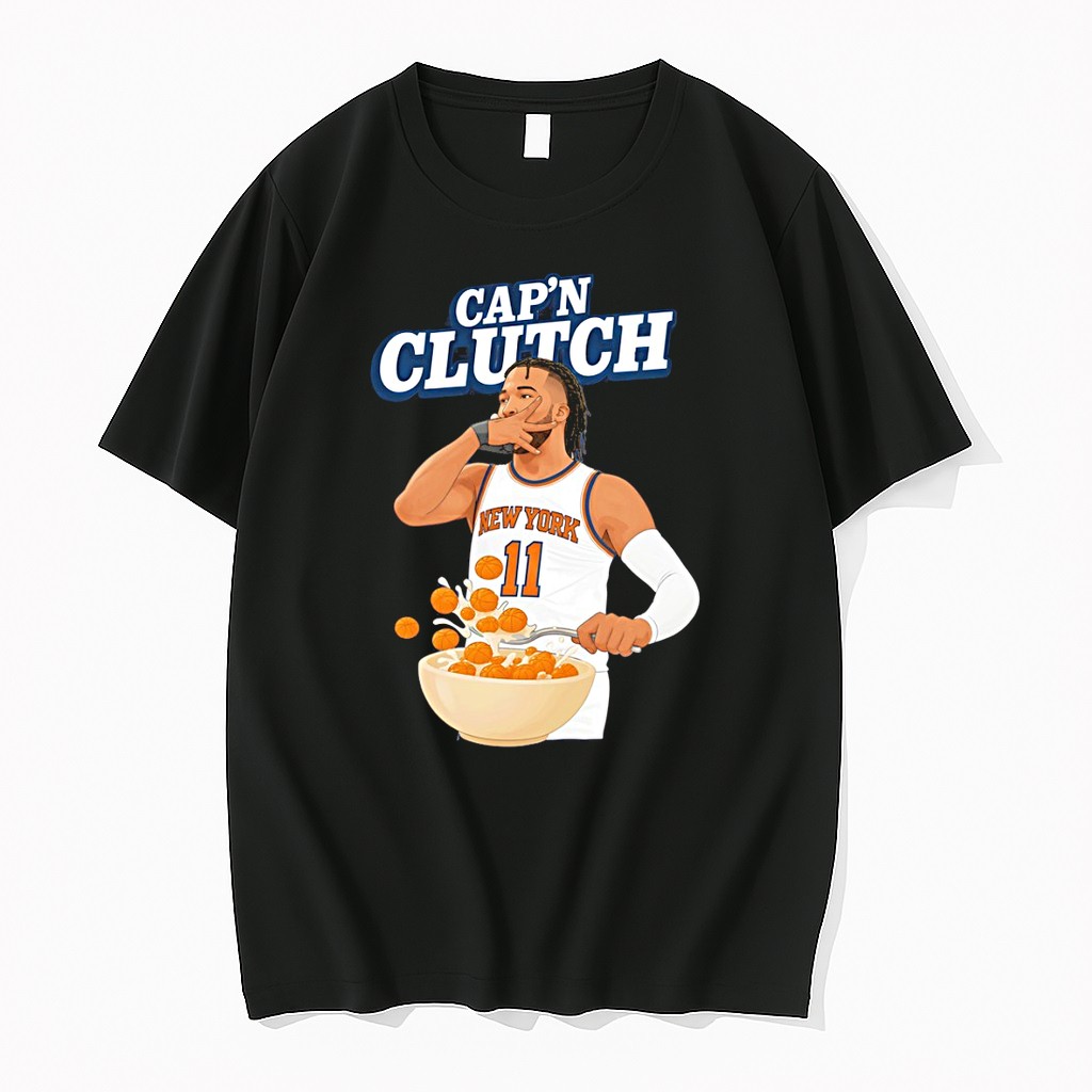 Original Jalen Brunson 3 Point Captain Clutch New York Knicks Nba 2026 Tshirts