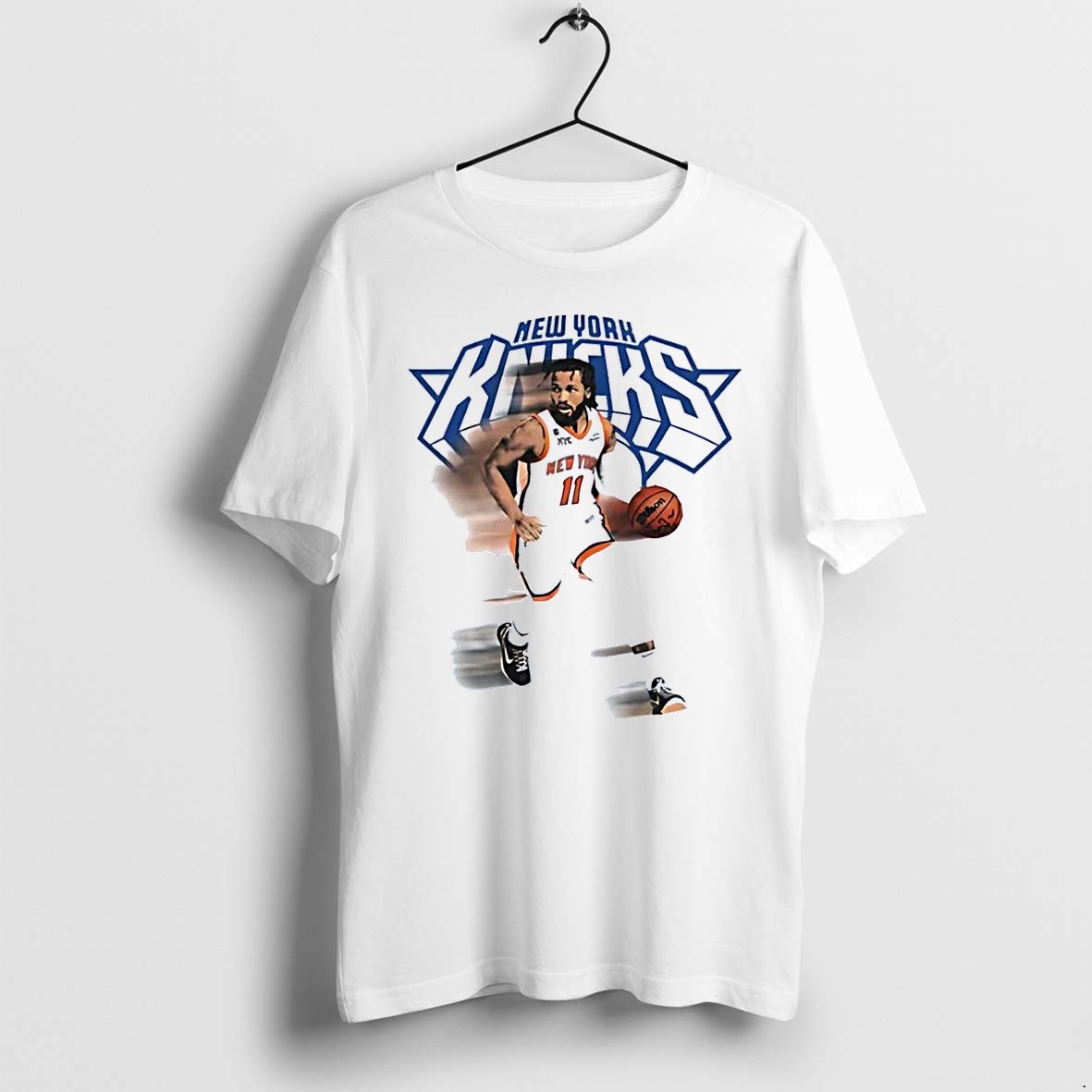 Original Jalen Brunson New York Knicks Graphic Game Changer Basketball White Tshirts