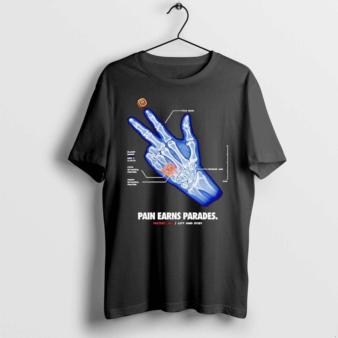 Original Jalen Brunson X Ray Pain Earns Parades Tshirts