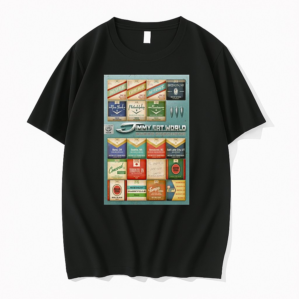 Original Jimmy Eat World Red Rocks June 9 2026 1 Tshirts