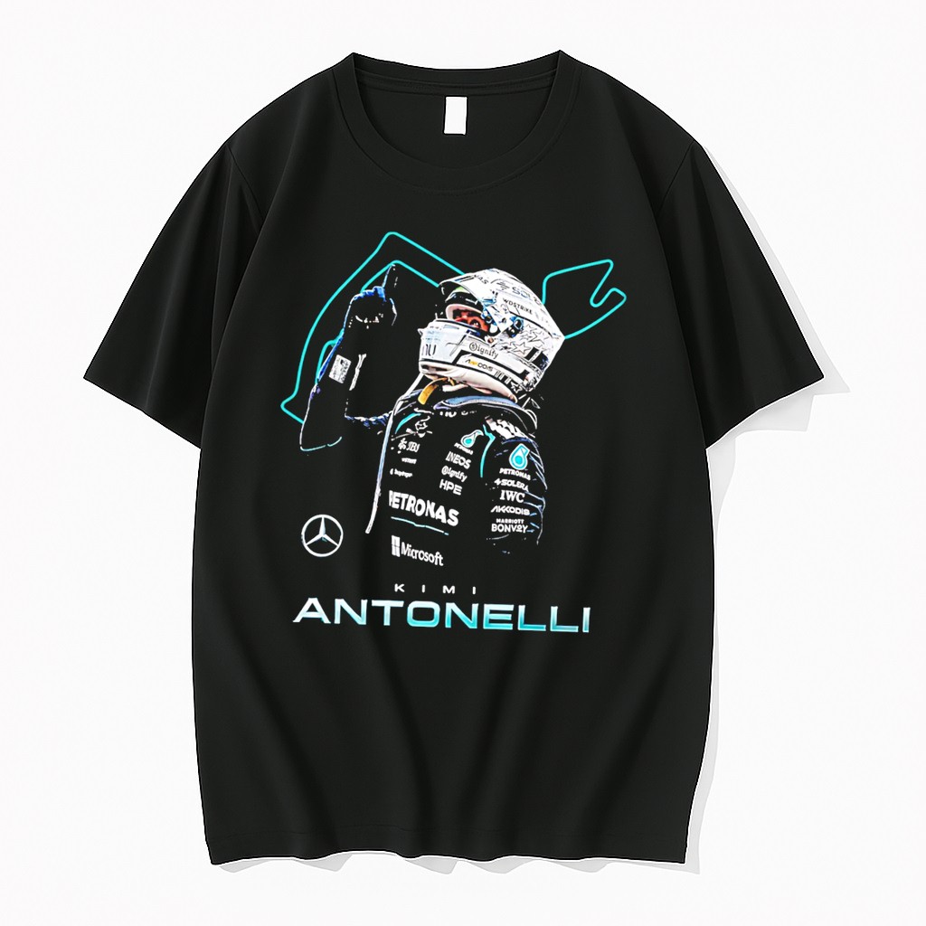 Original Kimi Antonelli Monaco Graphic Tee Tshirts