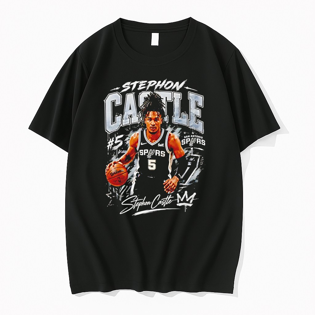 Original Knight Shift Stephon Castle San Antonio Spurs Western Conference Champions Game Day 2026 Signature Tshirts