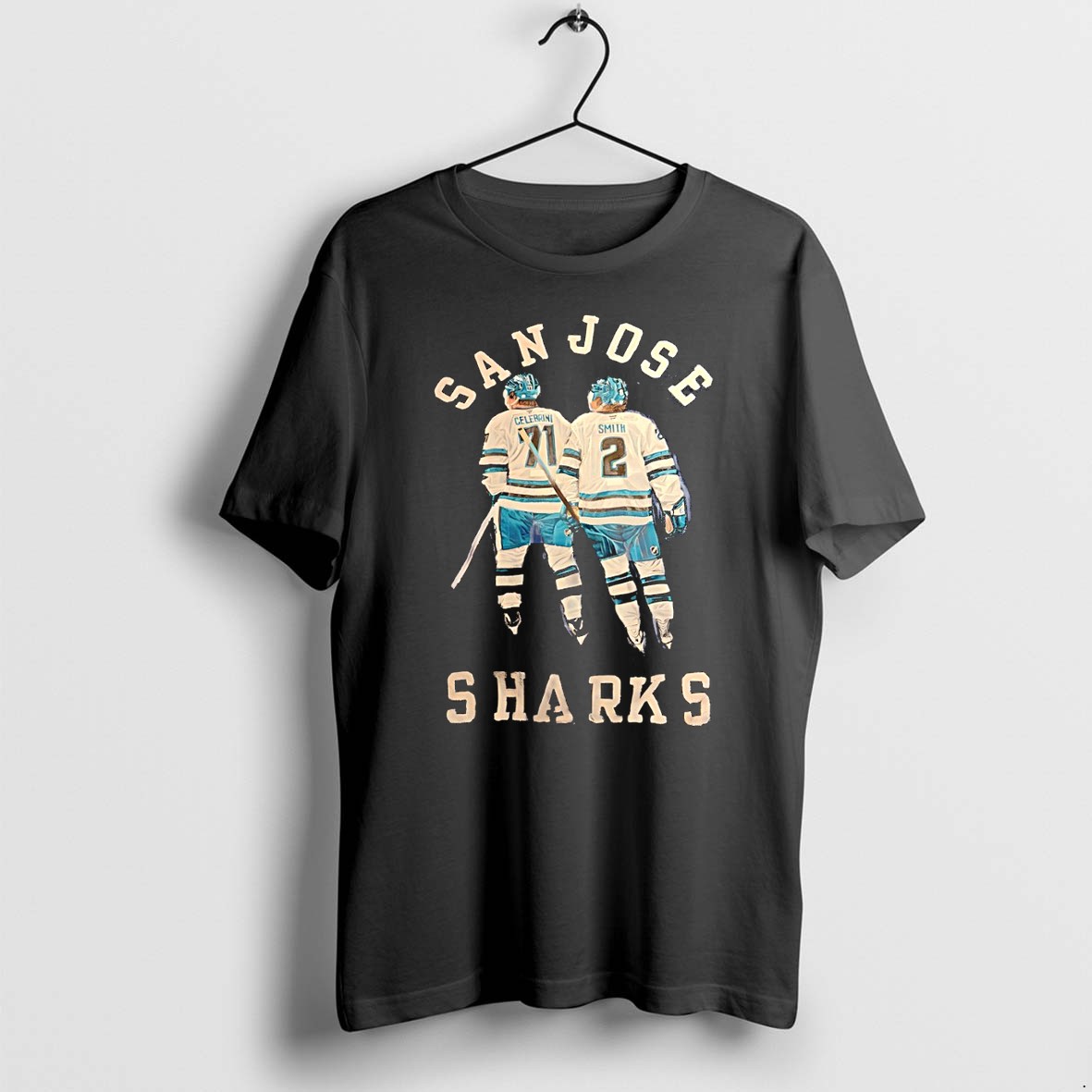 Original Macklin Celebrini 71 Will Smith 2 San Jose Sharks Hockey Nhl Vintage Tshirts