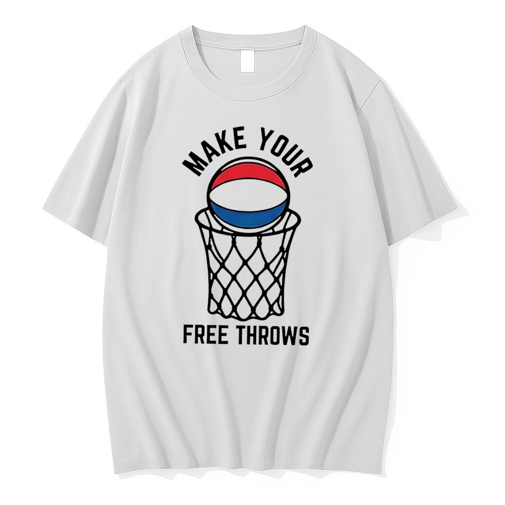 Original Make Your Free Throws Graphic Tee Tshirts