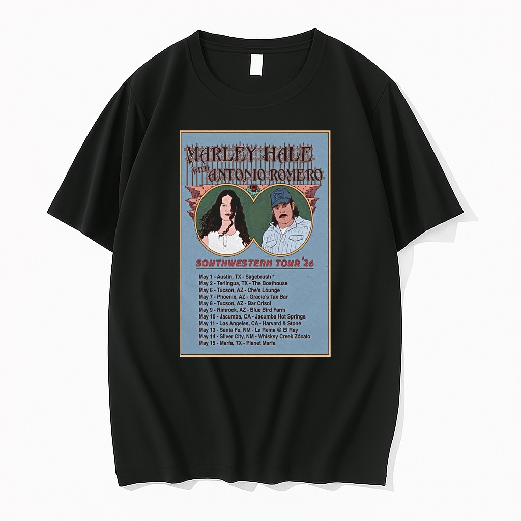 Original Marley Hale With Antonio Romero Southwestern Tour 26 1 Tshirts
