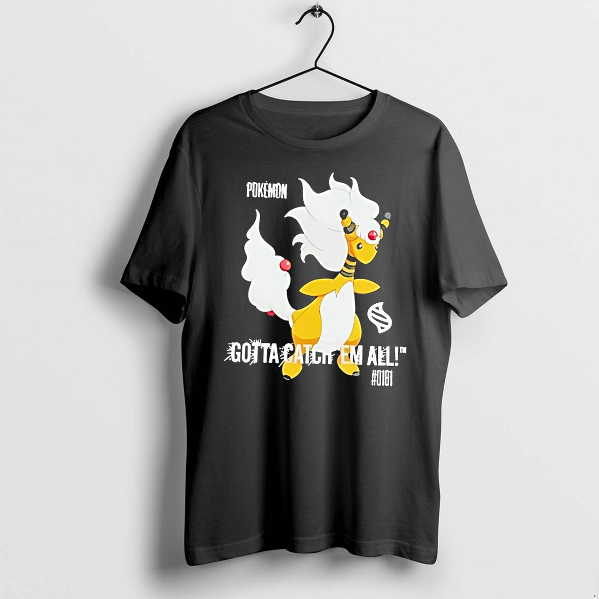 Original Mega Evolved Pokemon Gotta Catch Em All Black Tshirts