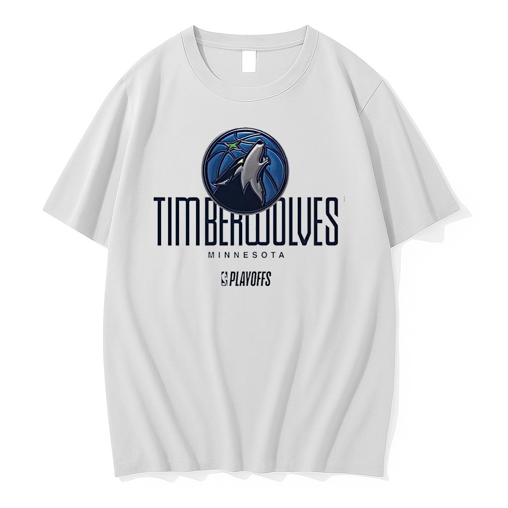 Original Minnesota Timberwolves Nba Playoffs White White Tshirts