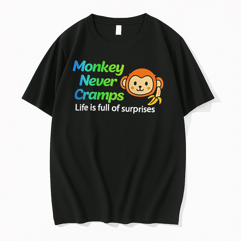 Original Monkey Never Cramps Munenori Kawasaki Life Is Full Of Surprises Tee Tshirts