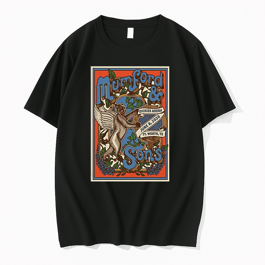 Original Mumford Sons Dickies Arena Fort Worth Tx June 8 2026 1 Tshirts