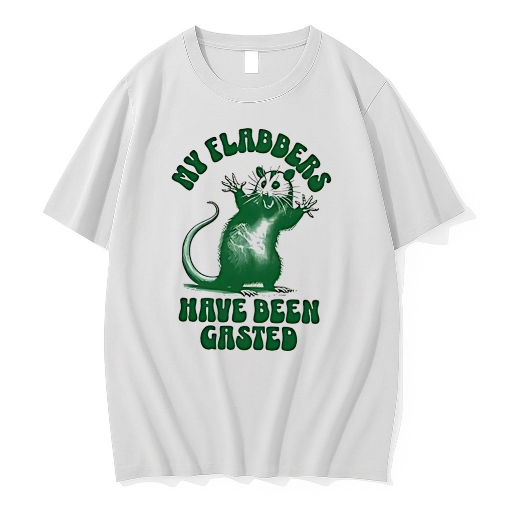 Original My Flabbers Have Been Gasted Graphic Mouse Tee Tshirts