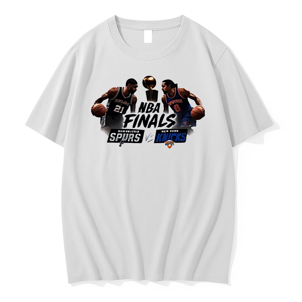 Original Nba Finals San Antonio Spurs Vs New York Knicks Game Day White Tshirts