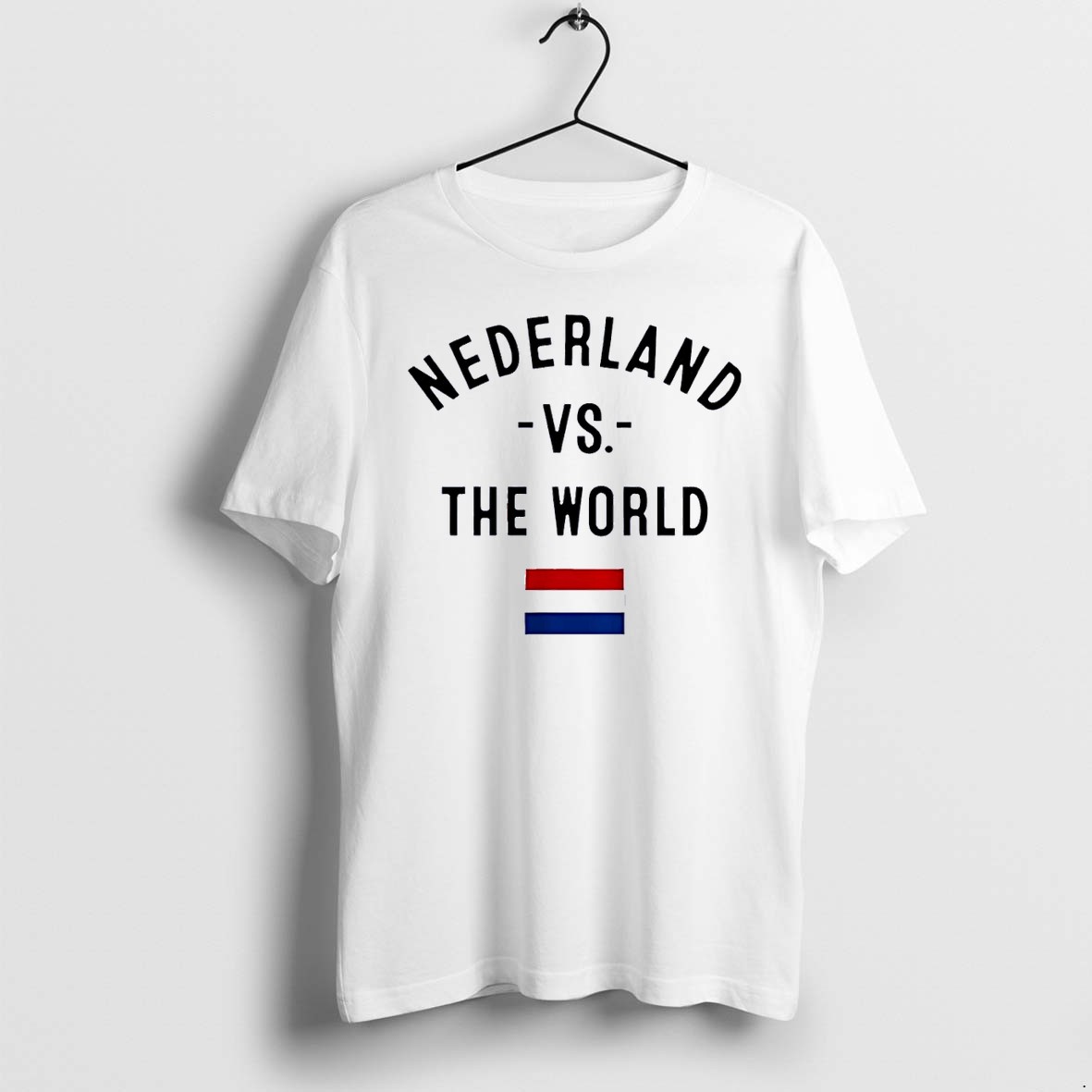 Original Nederland Vs The World Dutch Flag White Tshirts