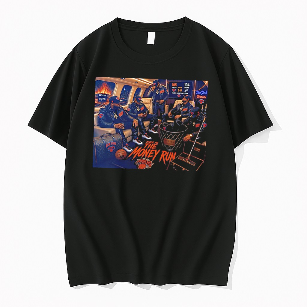 Original New York Knicks 105 104 San Antonio Spurs This Is The Money Run Score Tee Tshirts