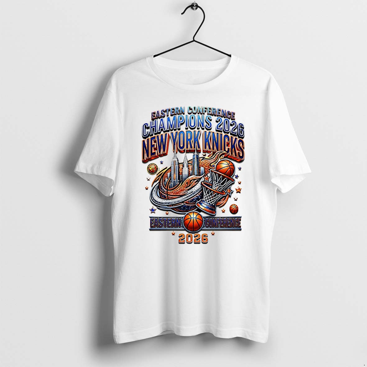 Original New York Knicks Basketball Eastern Conference Champions 2026 Sports Tshirts