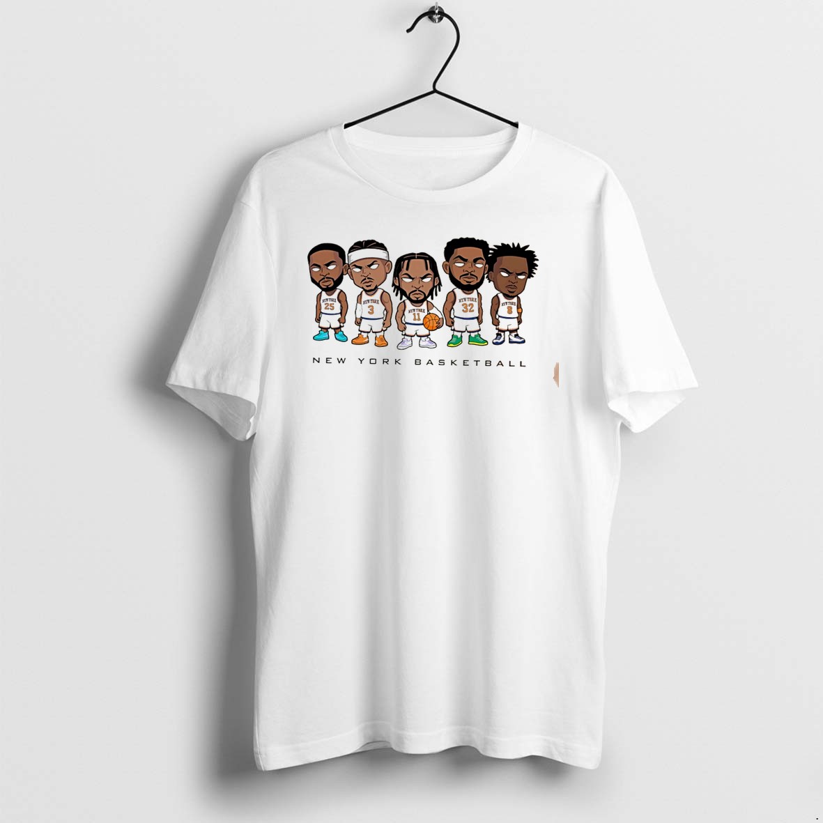 Original New York Knicks Basketball Chibi Version Tee Tshirts