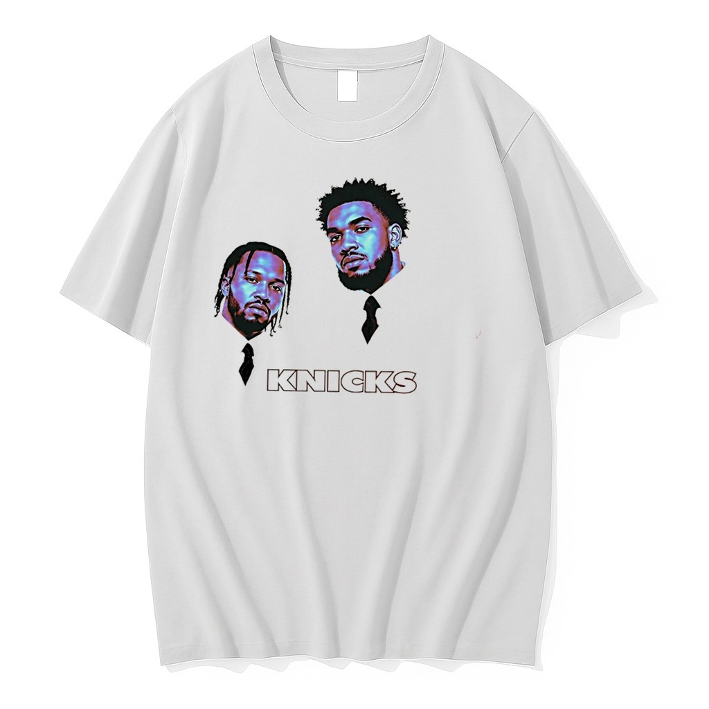 Original New York Knicks Jalen Brunson And Josh Hart Portrait Tee Tshirts