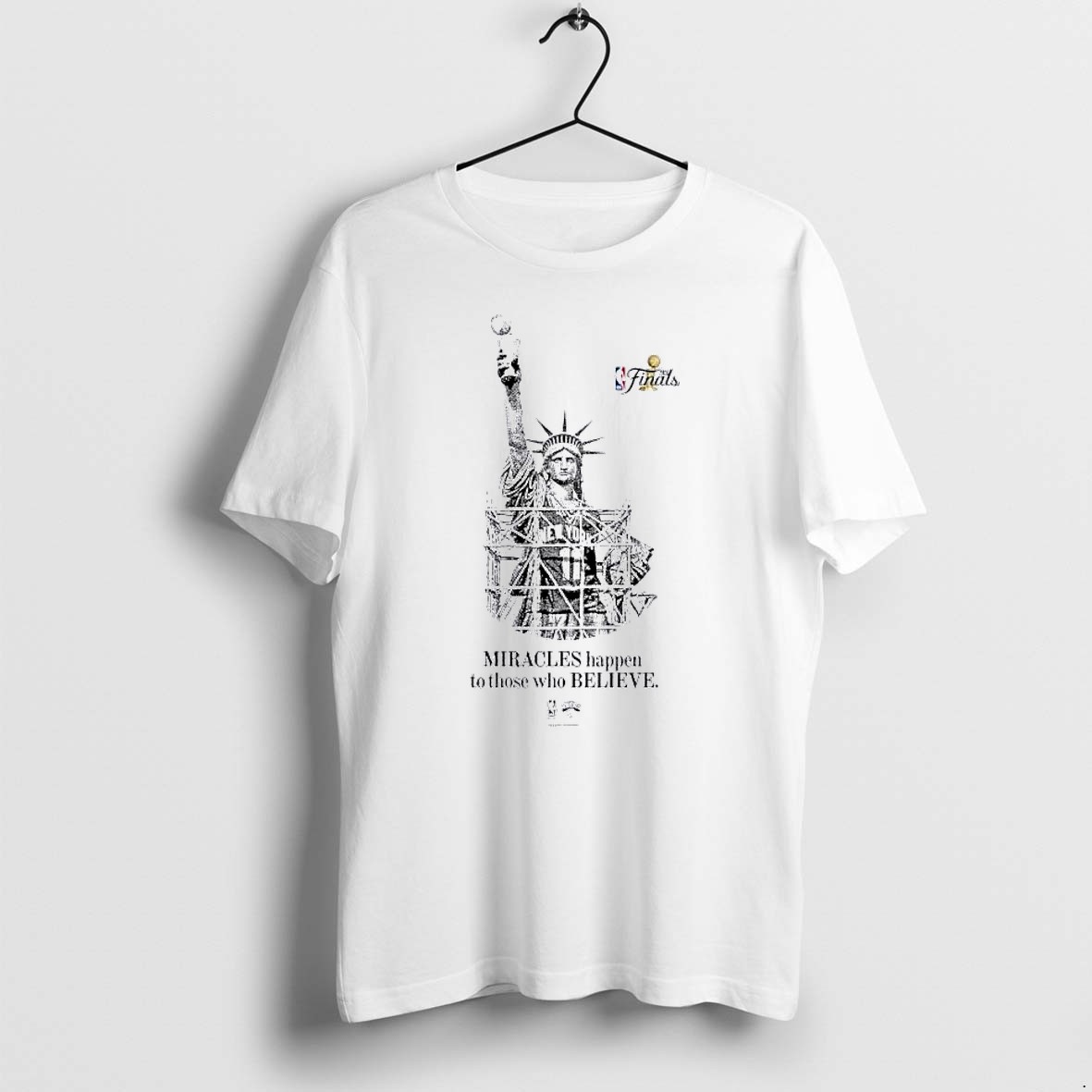 Original New York Knicks Miracles Happen To Those Who Believe Tshirts