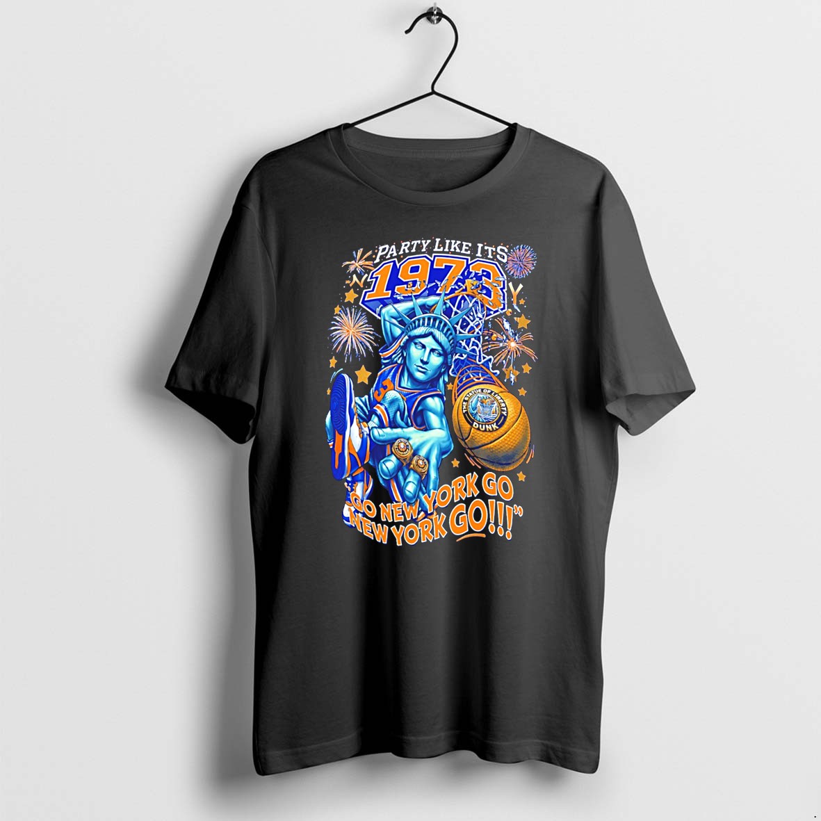 Original New York Knicks Party Like Its 1973 Go New York Go Tee Tshirts