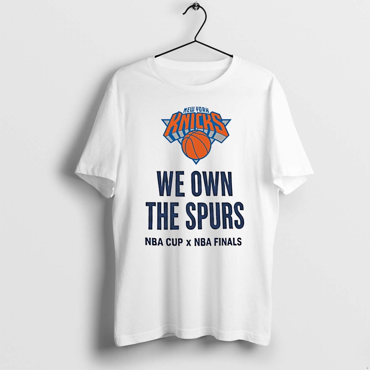 Original New York Knicks We The Spurs Nba Cup X Nba Finals 2026 Tshirts