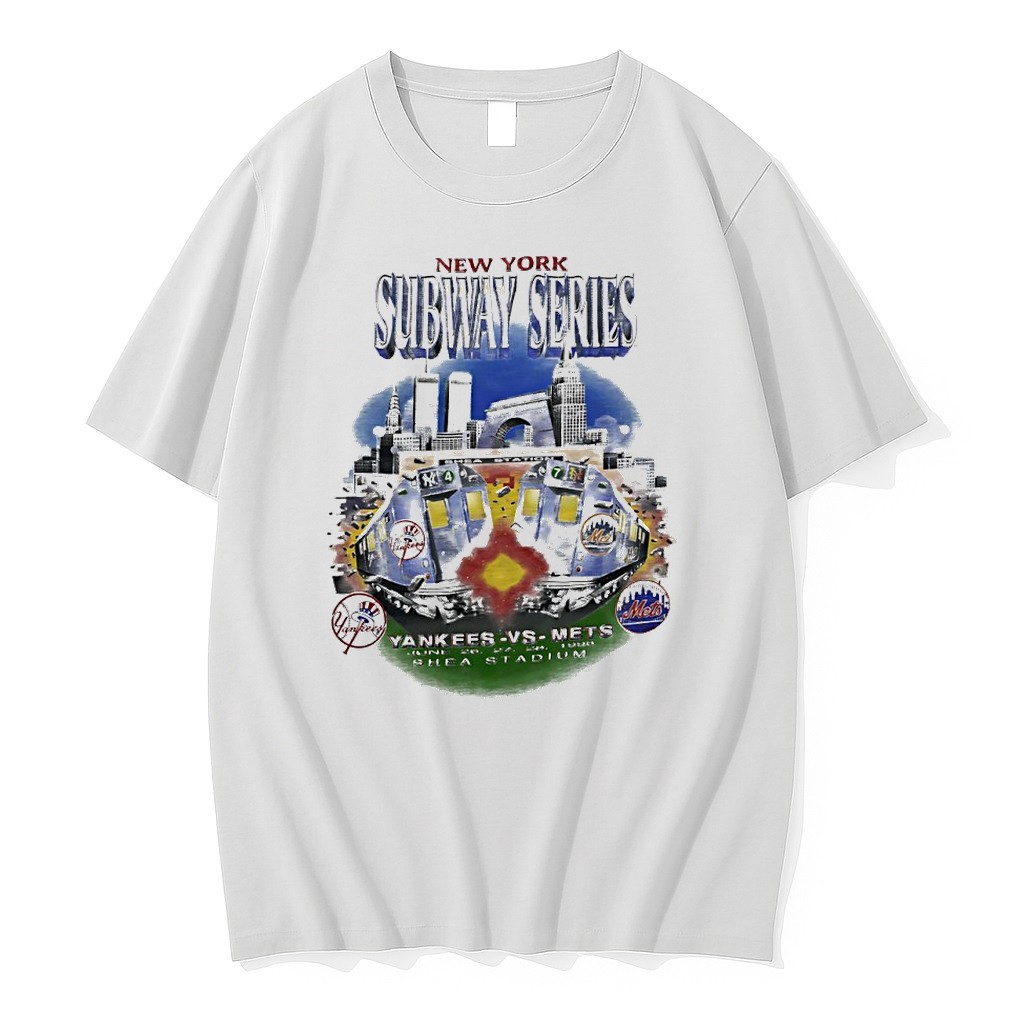 Original New York Subway Series Yankees Vs Mets Shea Stadium Tshirts