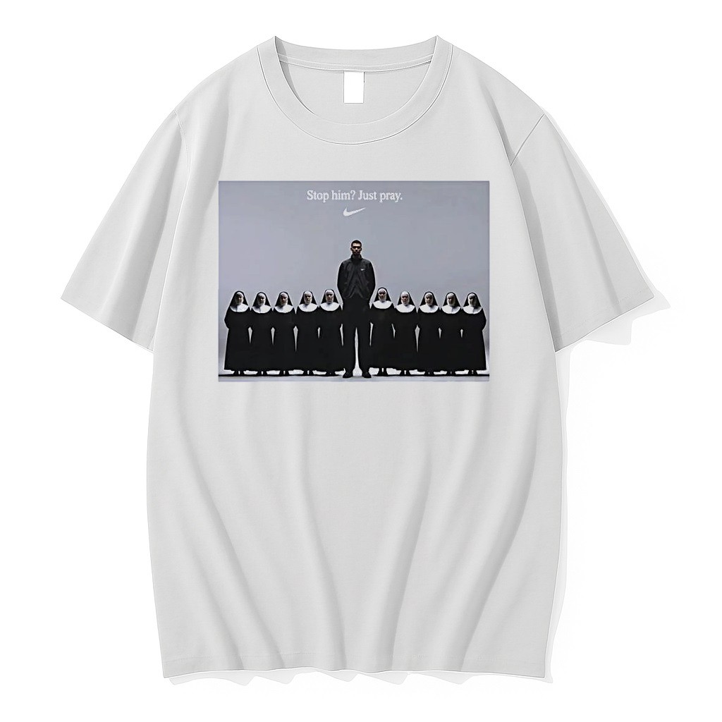 Original Nike Stop Him Just Pray Victor Wembanyama Nba White Tshirts