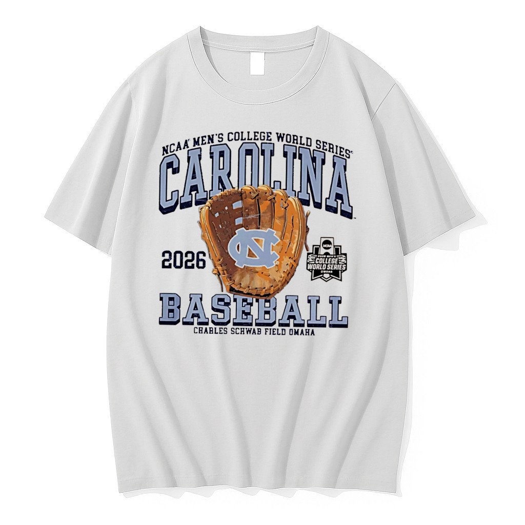 Original North Carolina Tar Heels 2026 College World Series Omaha Bound Glove Tee Tshirts