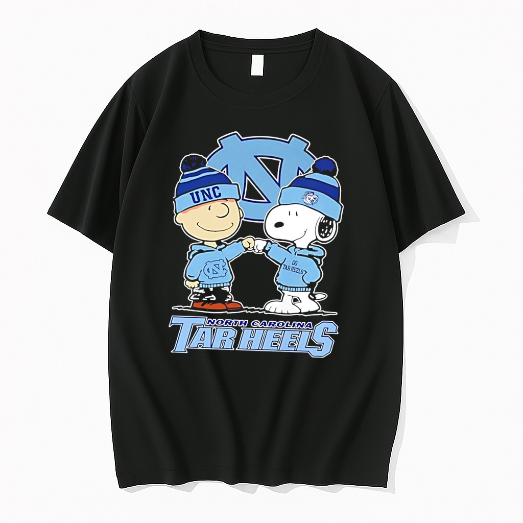 Original North Carolina Tar Heels Snoopy Graphic Tee Tshirts