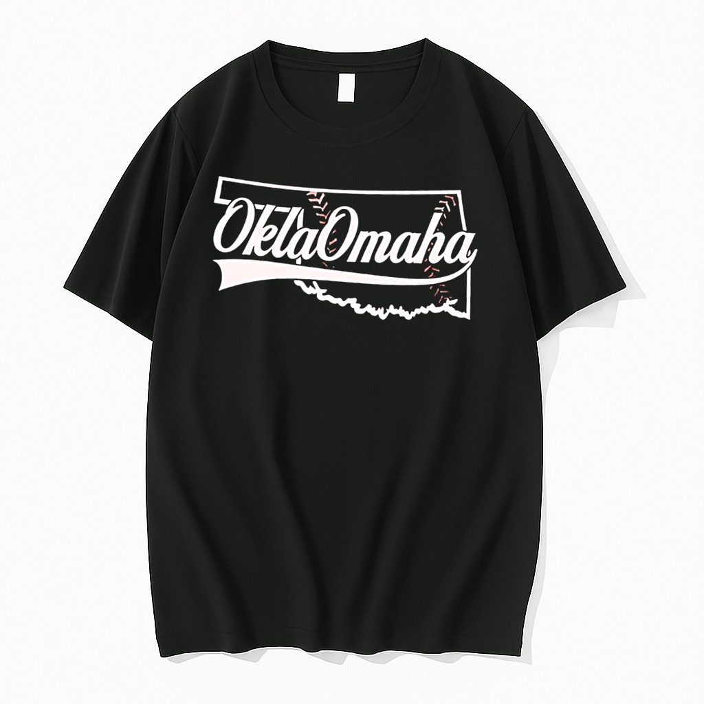 Original Oklaomaha Oklahoma Baseball Black Tshirts