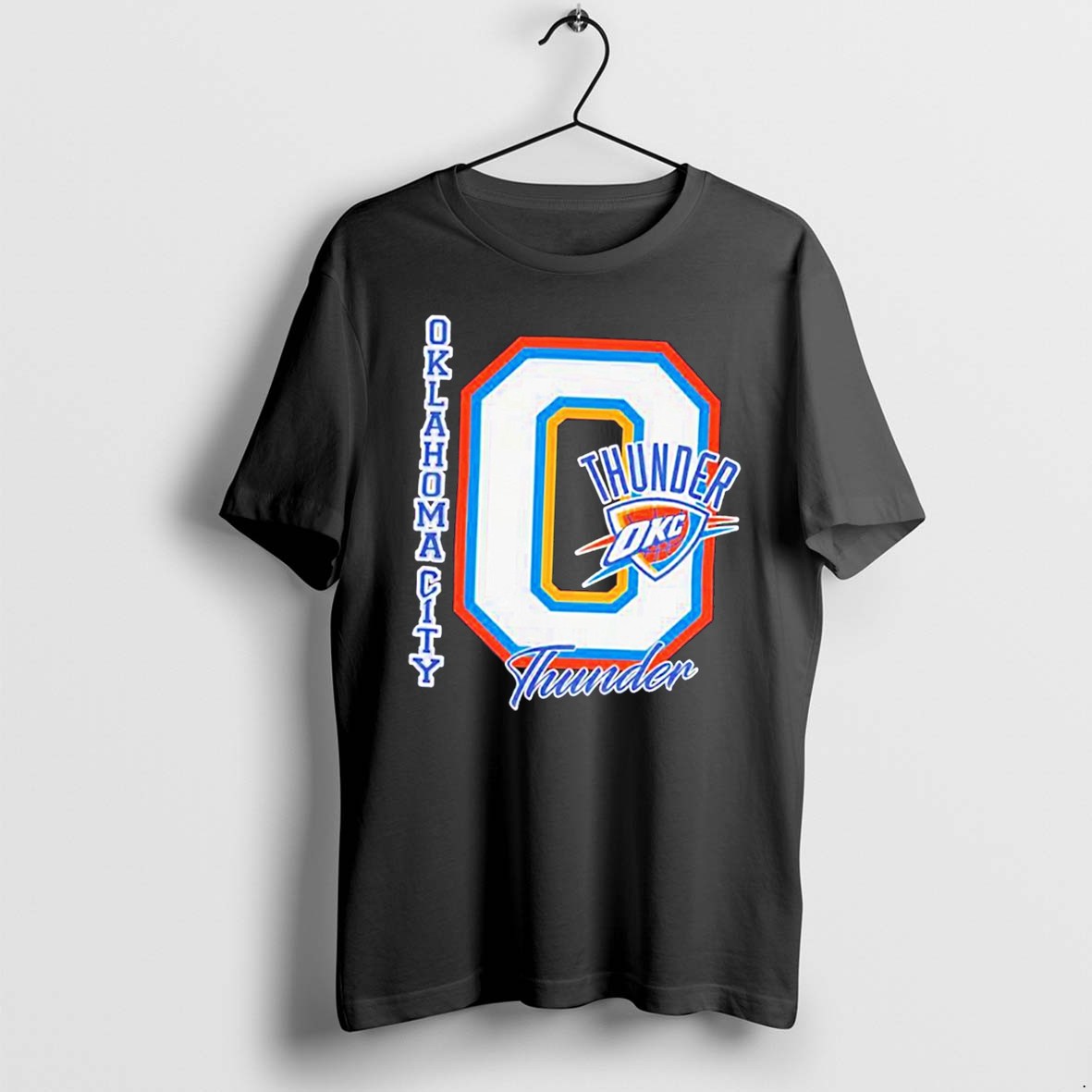 Original Oklahoma City Thunder West Conference Champions Big Logo Tee Tshirts